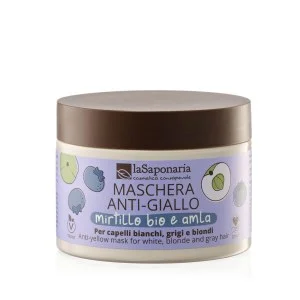 laSaponaria Hårmaske No yellow til gråt hår med amla og blåbær (200 ml) - neutraliserer gule undertoner