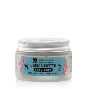 laSaponaria Natcreme Deep Care til moden hud Økologisk (50 ml) - dyb fornyelse mens du sover