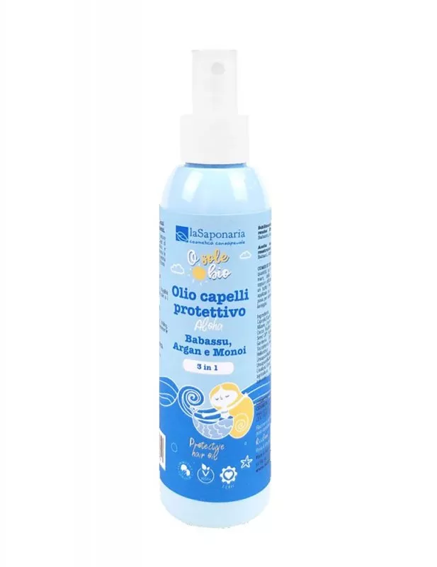 laSaponaria Protective Hair Oil 3in1 BIO (125 ml) - regenererer og plejer