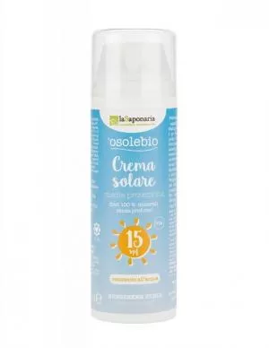 laSaponaria Solcreme SPF 15 BIO (125 ml) - for en ensartet solbrændthed