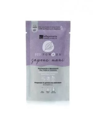 laSaponaria Forfriskende sæbepulver til hånddesinfektion - tea tree og lavendel (25 g)