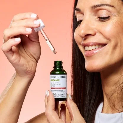 laSaponaria Ansigtsserum - Økologisk Bakuchiol (30 ml) - for en ungdommelig hud