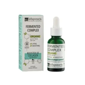 laSaponaria Ansigtsserum - Fermenteret BIO-kompleks (30 ml) - for mere spændstig, mere strålende og glattere hud