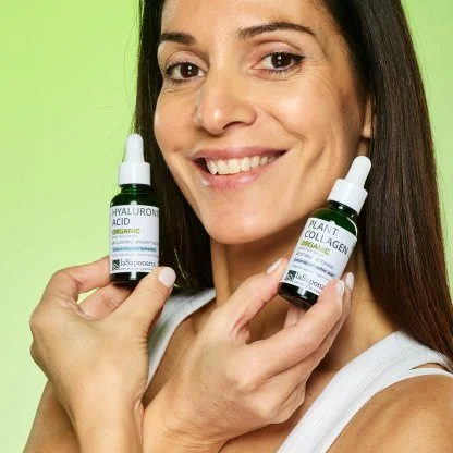 laSaponaria Ansigtsserum - Økologisk hyaluronsyre (30 ml) - fugter og opstrammer huden