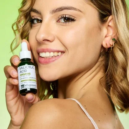 laSaponaria Ansigtsserum - Salicylsyre BIO (30 ml) - til hud med tendens til akne