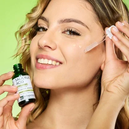 laSaponaria Ansigtsserum - Salicylsyre BIO (30 ml) - til hud med tendens til akne