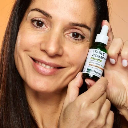 laSaponaria Ansigtsserum - Økologisk C-vitamin (30 ml) - for en frisk og strålende hud