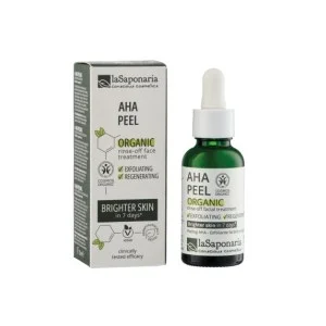 laSaponaria AHA-ansigtspeeling BIO (30 ml) - også egnet til sart hud
