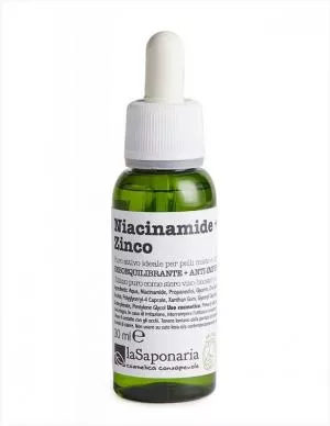 laSaponaria Ansigtsserum - Niacinamid (B3-vitamin) Zink (30 ml)