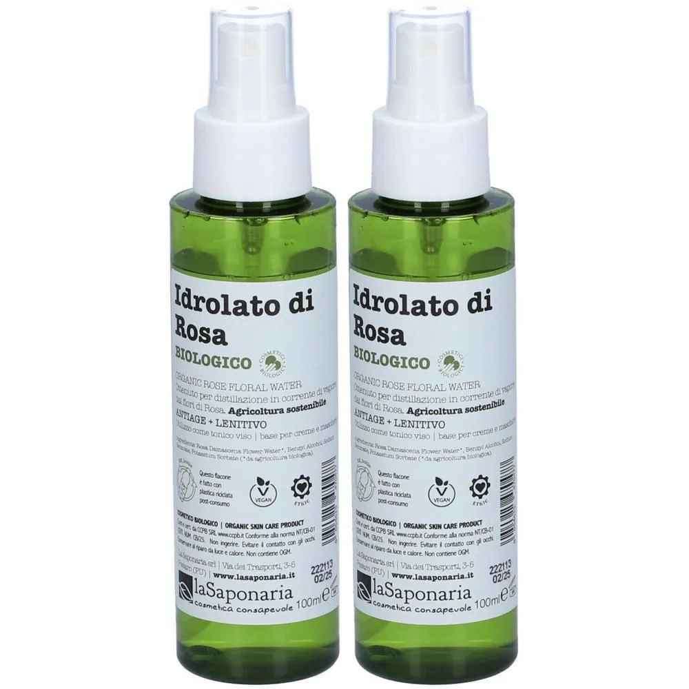 laSaponaria Rosenblomstvand BIO (100 ml)