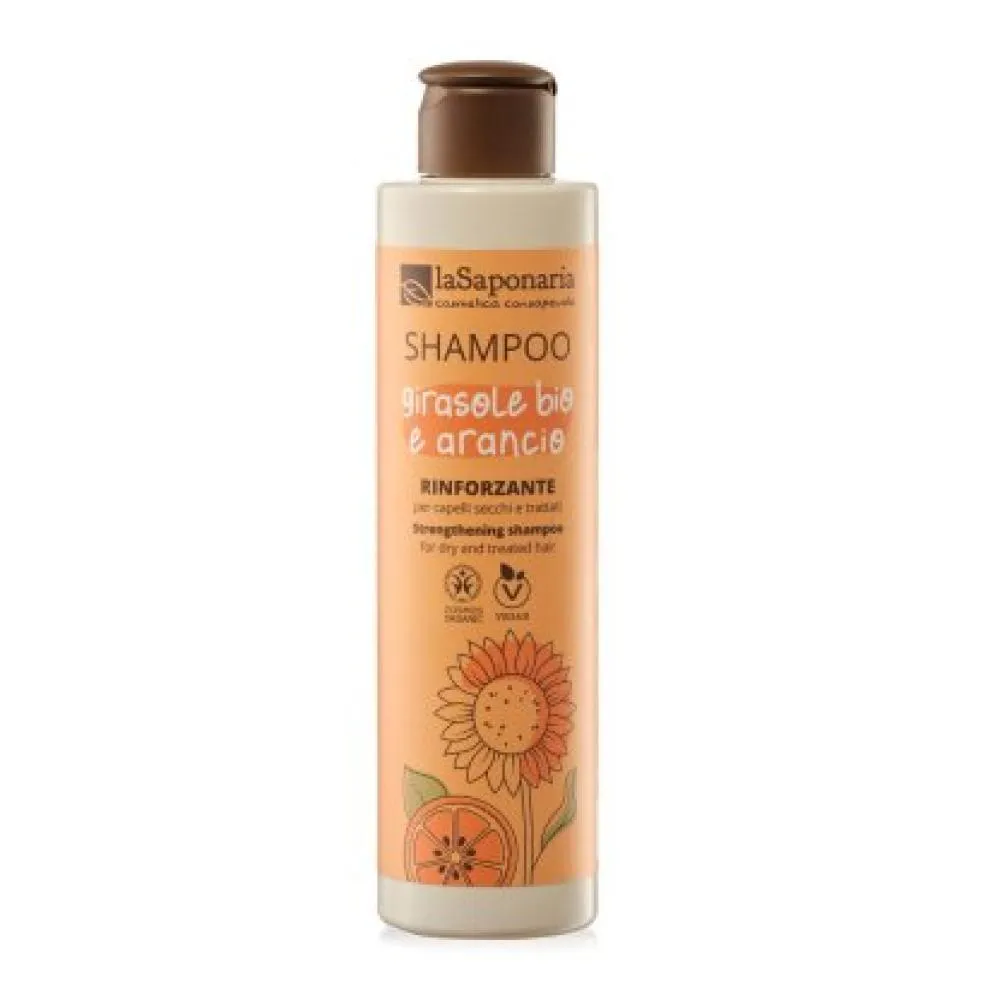 laSaponaria Shampoo med solsikke og sød appelsin BIO (200 ml)
