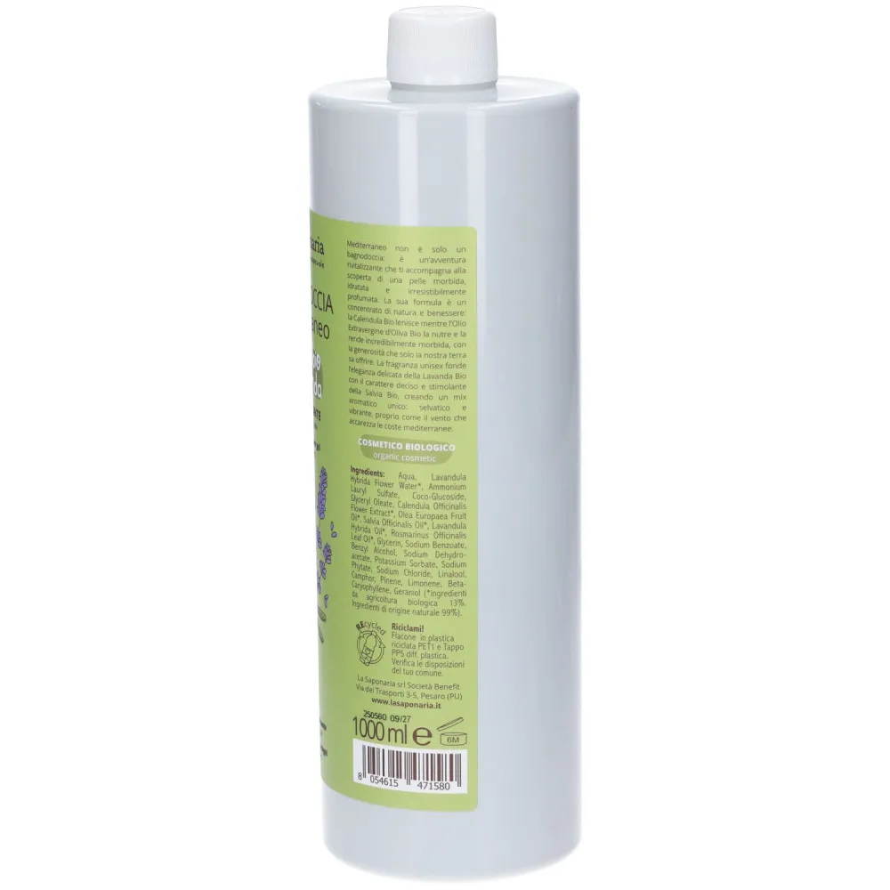 laSaponaria Middelhavsbrusegel BIO Maxi (1 l) - med middelhavsurter
