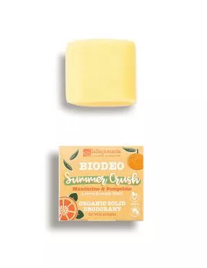 laSaponaria Fast deodorant Summer Crush BIO (40 g) - med eksotisk citrusduft