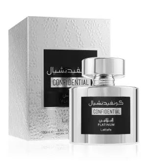 Lattafa Confidential Platinum Eau de Parfum til mænd 100 ml