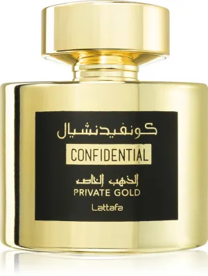 Lattafa Confidential Private Gold parfumeret vand unisex 100 ml
