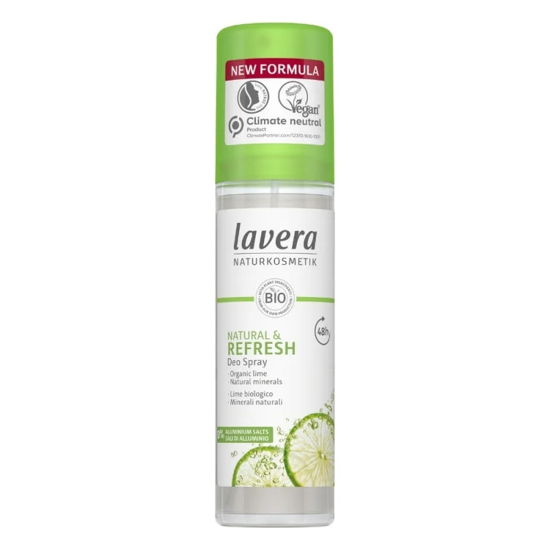 Lavera Deodorant spray Refresh - lime (75 ml) - op til 48 timers beskyttelse