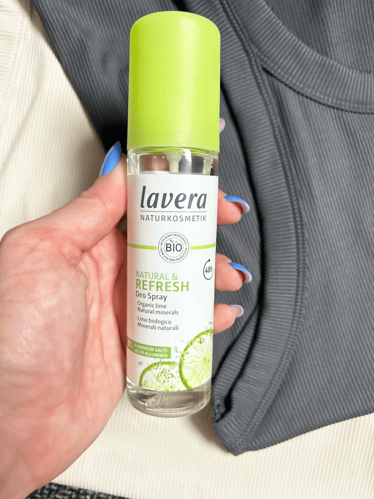 Lavera Deodorant spray Refresh - lime (75 ml) - op til 48 timers beskyttelse