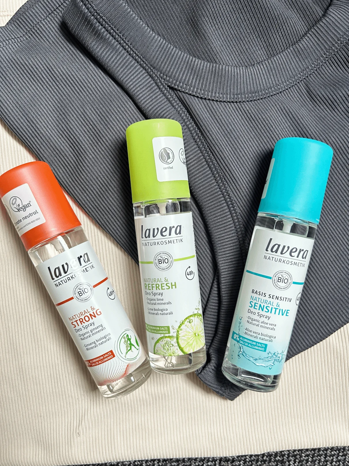 Lavera Deodorant spray Refresh - lime (75 ml) - op til 48 timers beskyttelse