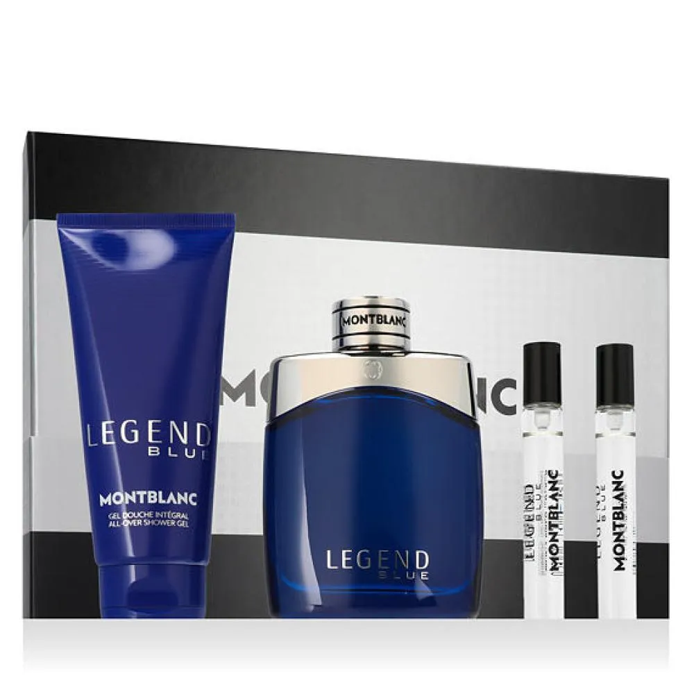 Legend Blue 100 ml + SG til krop og hår 100 ml + EDP MINI 2 x parfumevand til mænd 8 ml
