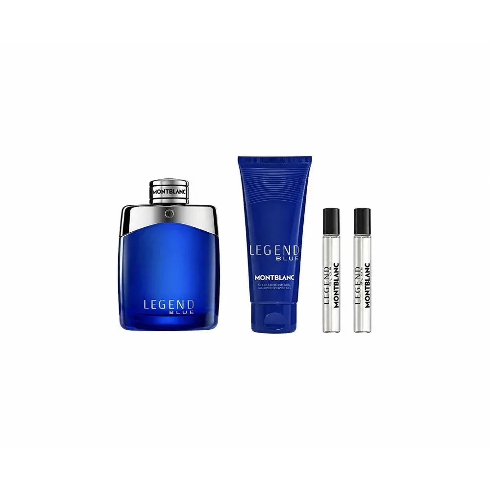 Legend Blue 100 ml + SG til krop og hår 100 ml + EDP MINI 2 x parfumevand til mænd 8 ml