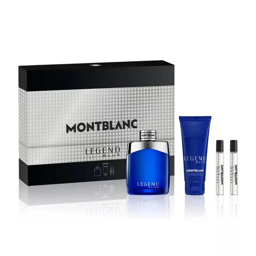 Legend Blue 100 ml + SG til krop og hår 100 ml + EDP MINI 2 x parfumevand til mænd 8 ml