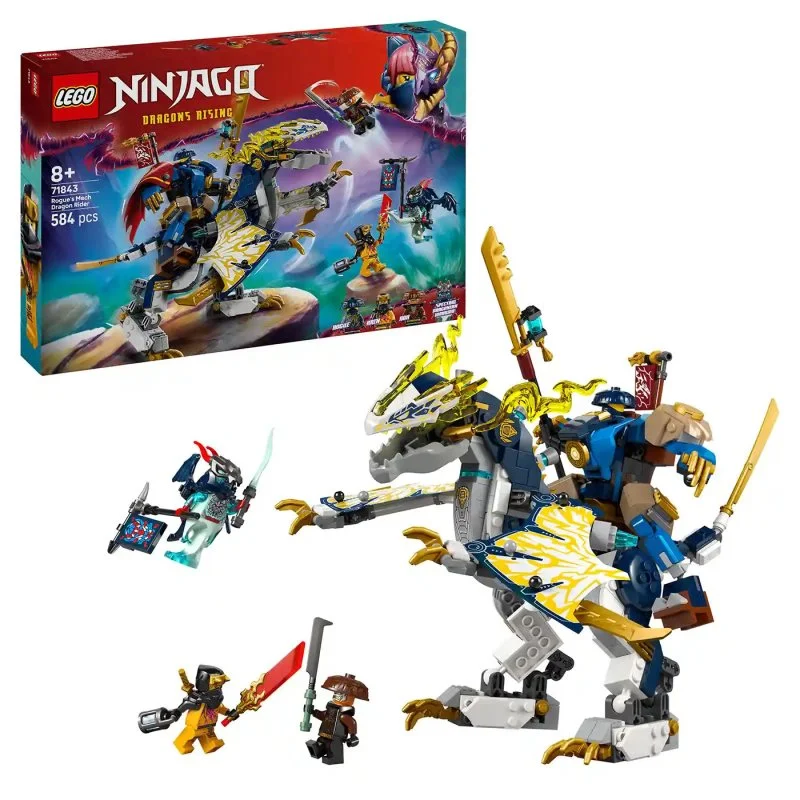 NINJAGO® 71843 Rogue og den robotiske dragerytter