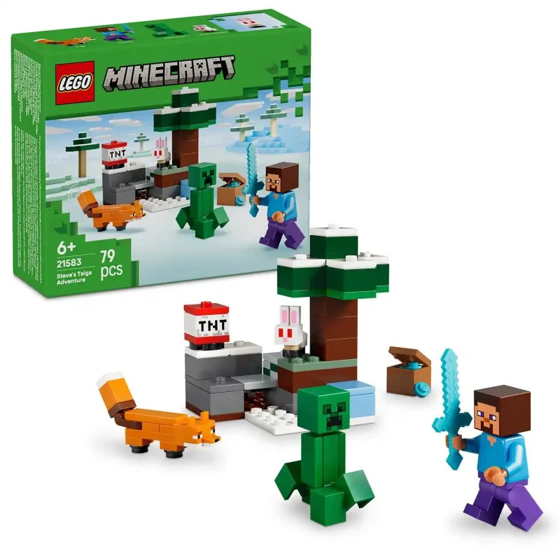 Minecraft® 21583 Steve og eventyret i tajgaen