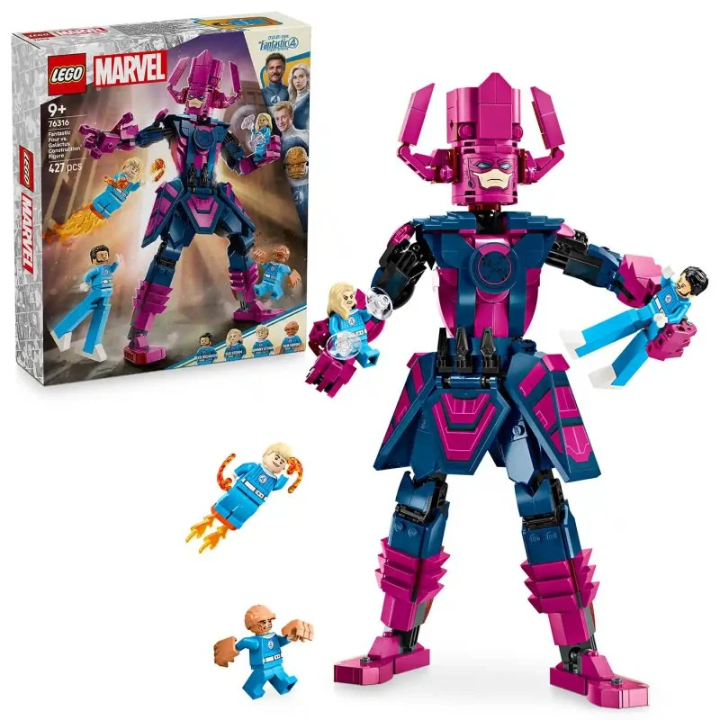 ǀ Marvel 76316 De Fantastiske Fire vs. bygbar Galactus-figur