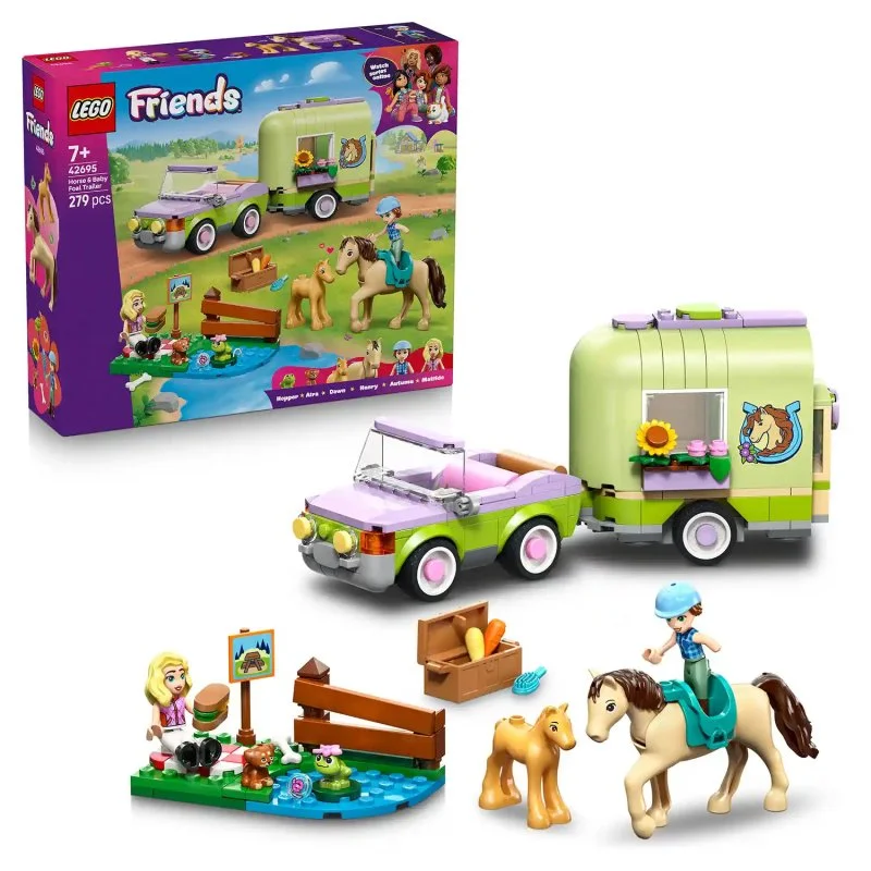 Friends 42695 Trailer med hest og føl