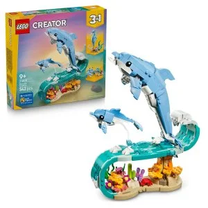 LEGO® Creator 3-i-1 31385 Havets skabninger: Smukke delfiner