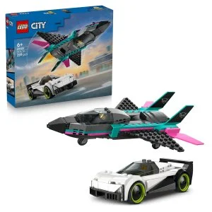 LEGO® City 60489 Jetfly vs. bil