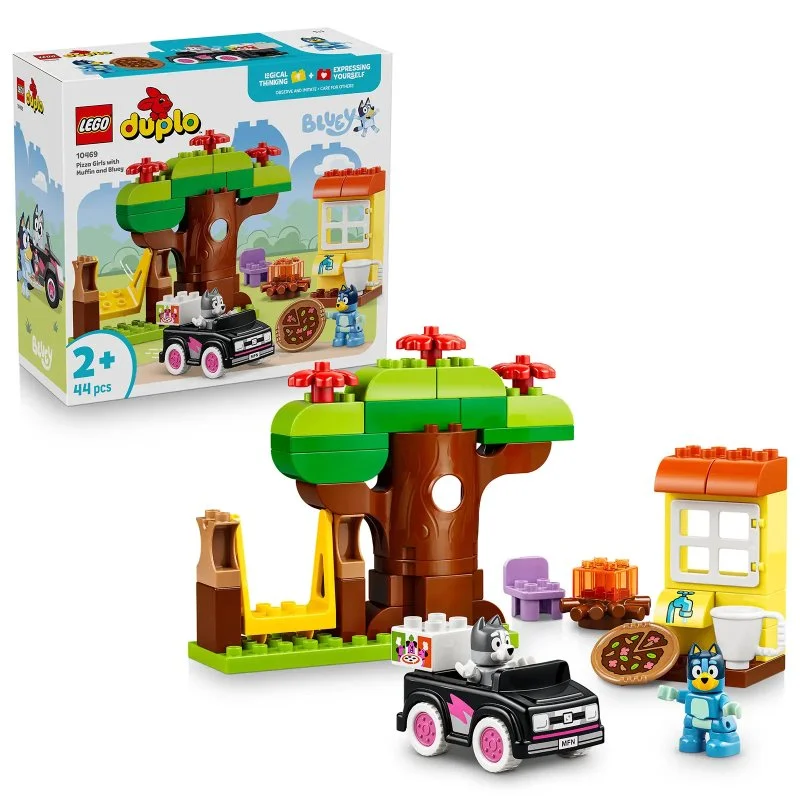 DUPLO® 10469 Muffin, Bluey og pizzalevering