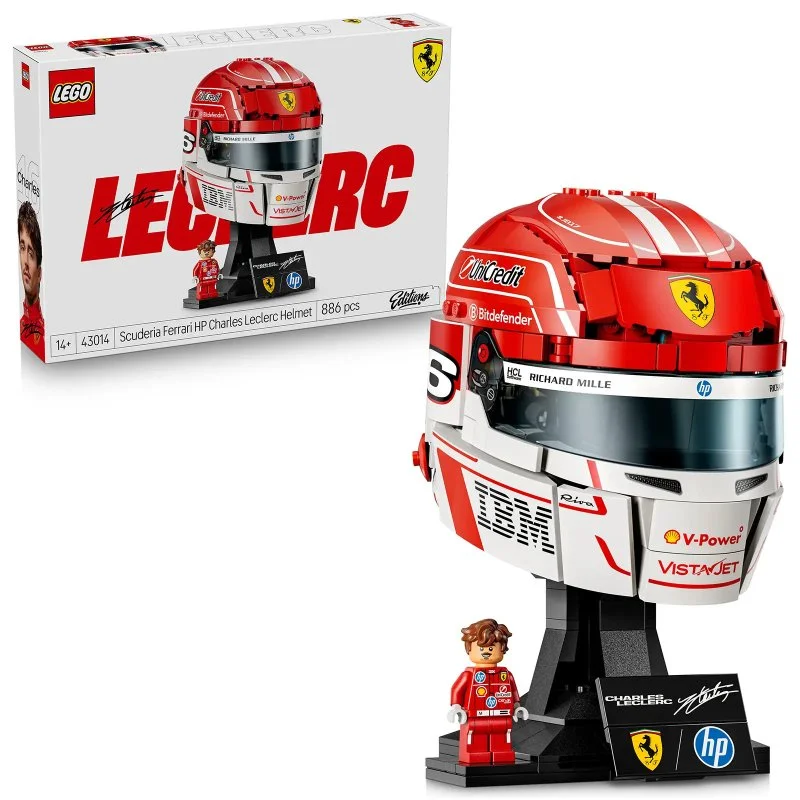 Editions 43014 Hjelm Charles Leclerc fra Scuderia Ferrari HP