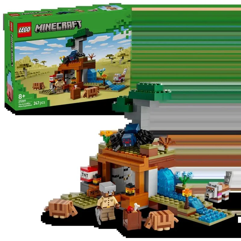 Minecraft® 21269 Ekspedition til minen og et bæltedyr