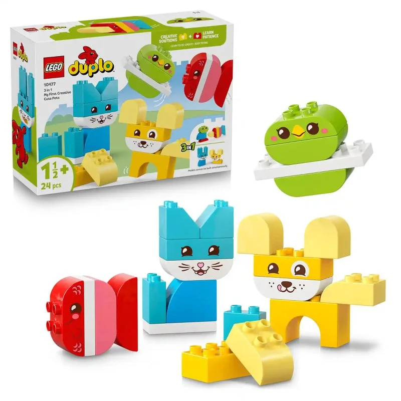 DUPLO® 10477 Søde kreative kæledyr 3-i-1