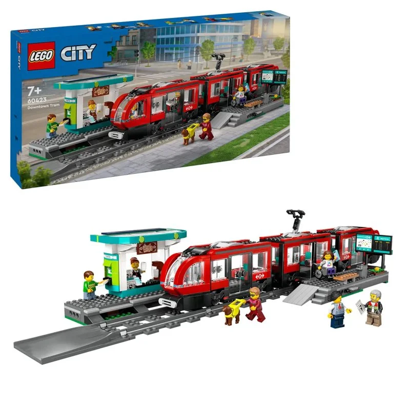 City 60423 Sporvogn og stoppested i byens centrum