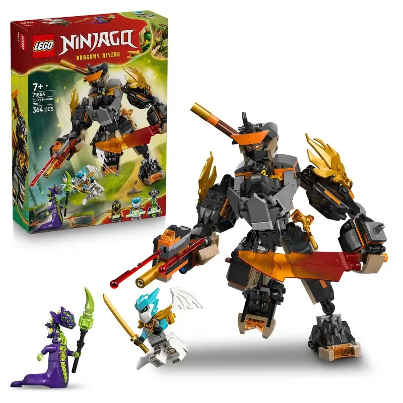 NINJAGO® 71854 Coles ekspeditionsrobot og Drage-Zane