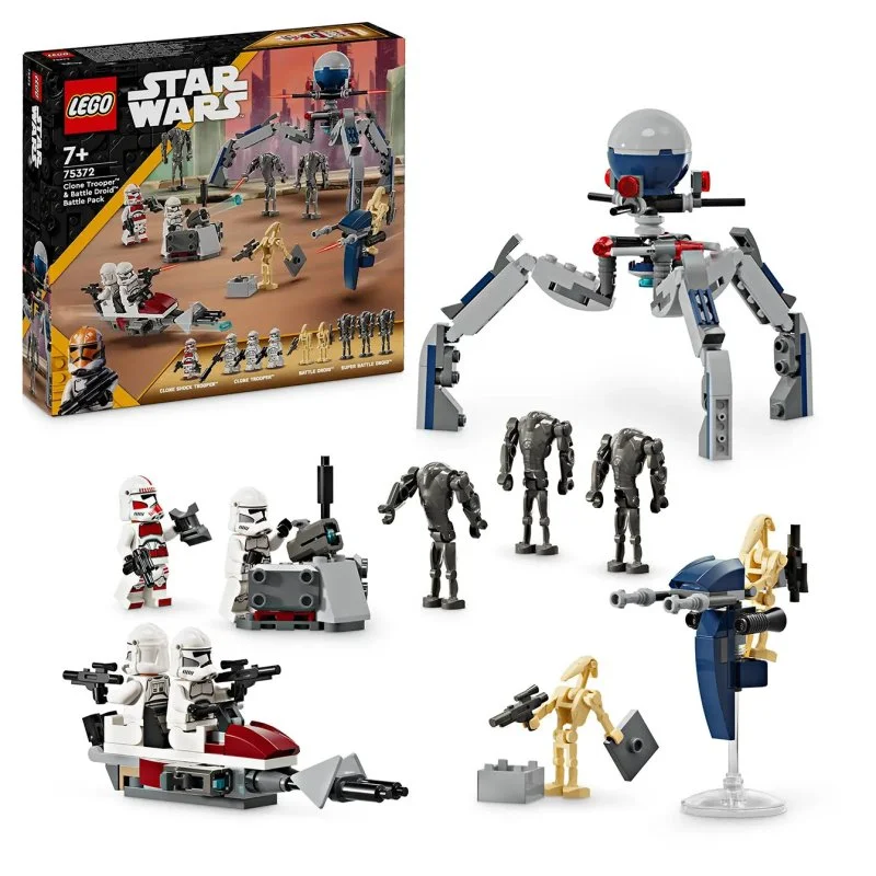 Star Wars™ 75372 Kamppakke med klonsoldat og kampdroide