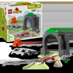 LEGO® DUPLO® 10425 Togtunnel og skinner – udvidelsessæt