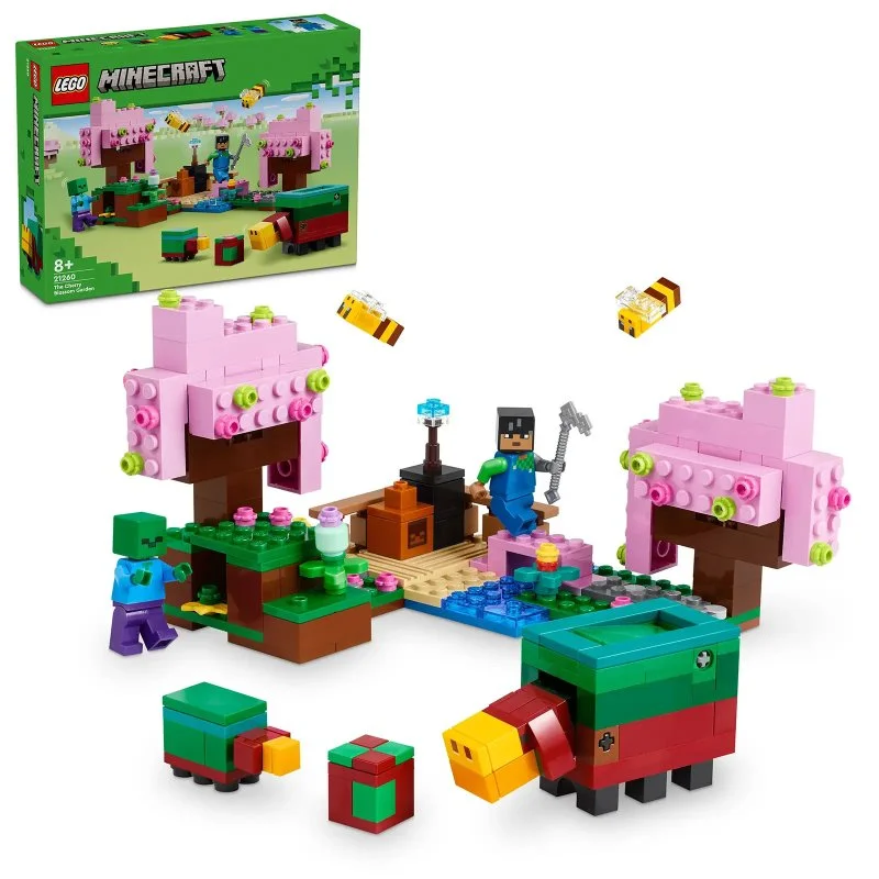 Minecraft® 21260 Have med blomstrende kirsebærtræer