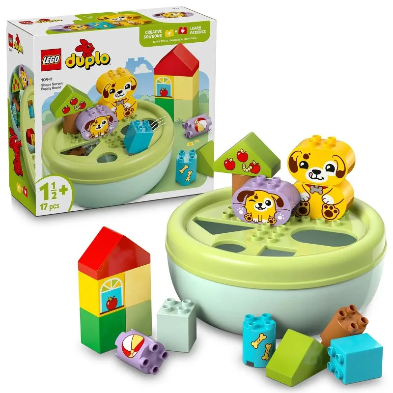 DUPLO® 10441 Formsortering: Hus til hvalpe