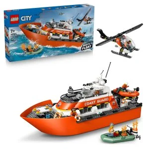 LEGO® City 60504 Kystvagtens redningsbåd og helikopter