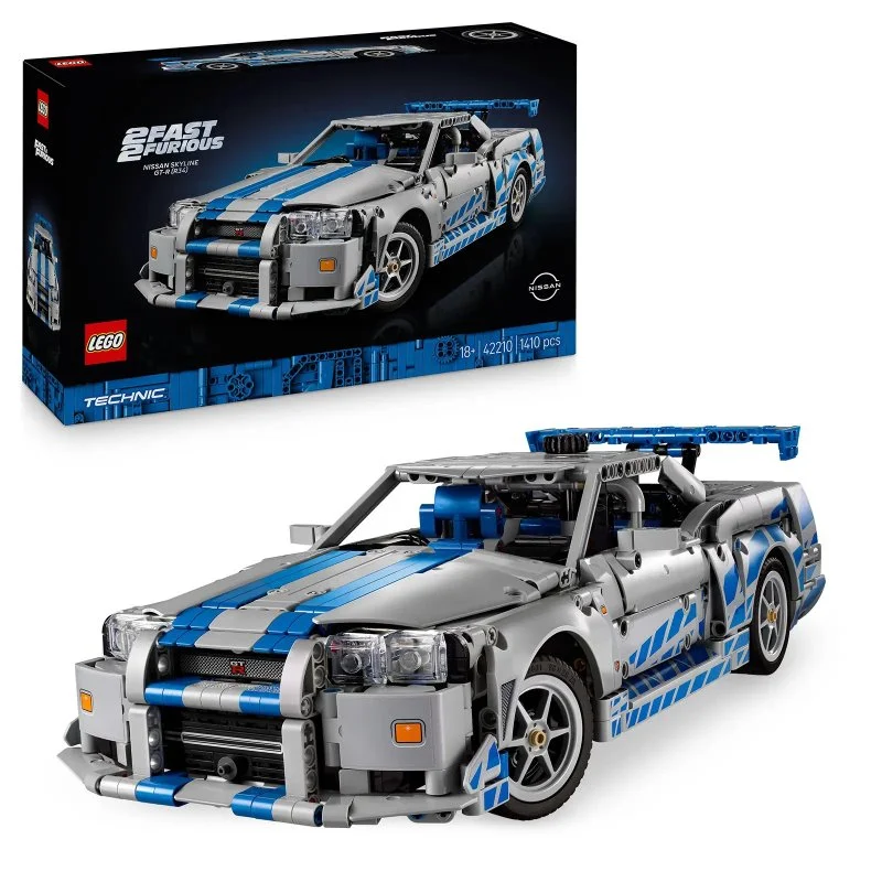 Technic 42210 2 Fast 2 Furious Bil Nissan Skyline GT-R (R34)