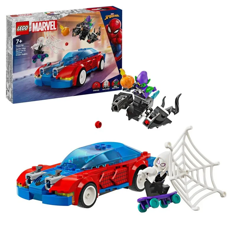 Marvel 76279 Spider-Mans racerbil og Venom Grøn Goblin