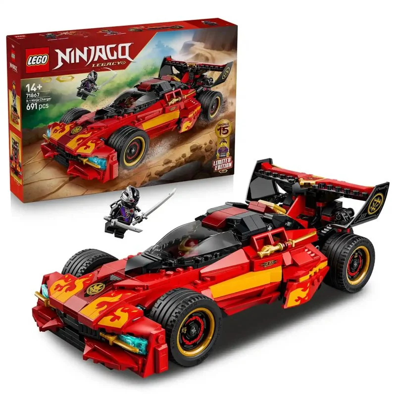 NINJAGO® 71867 Kais røde racerbil: 15 år med NINJAGO