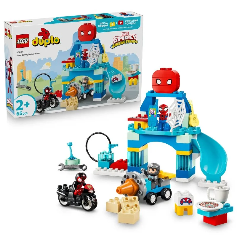 DUPLO® 10464 Spideys hold og edderkoppebasen