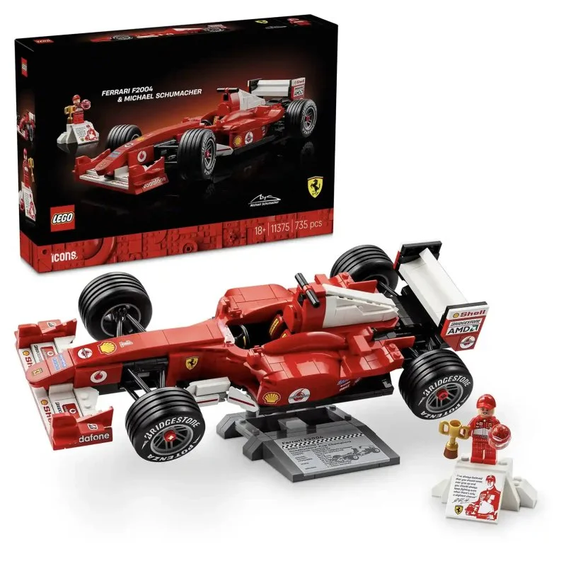 Icons 11375 Ferrari F2004 og Michael Schumacher