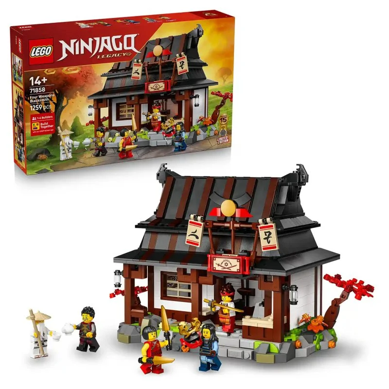NINJAGO® 71858 Smedjen De Fire Våben: 15 år med NINJAGO