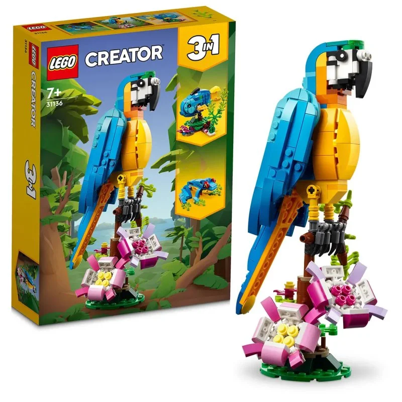 Creator 3-i-1 31136 Eksotisk papegøje