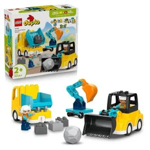 LEGO® DUPLO® 10475 Køretøjer på byggepladsen 3 i 1